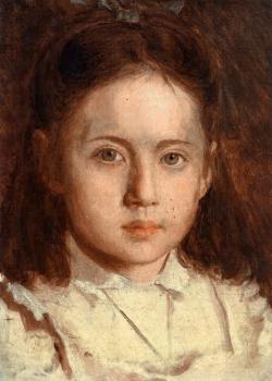 Ivan Nikolaevich Kramskoy : Portrait of Sonya Kramskaya the Artist's Daughter